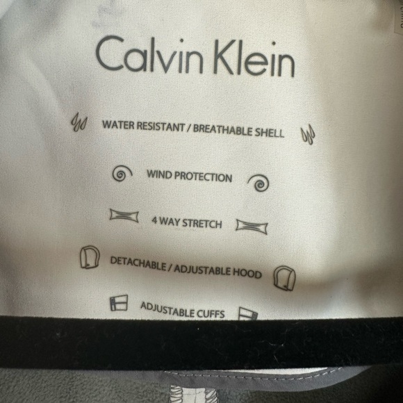 Calvin Klein Off White Long Jacket Size XXL - Picture 2 of 14